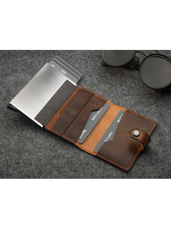 Pularys Pularys Herren-Lederbörse Easy braun 210331007