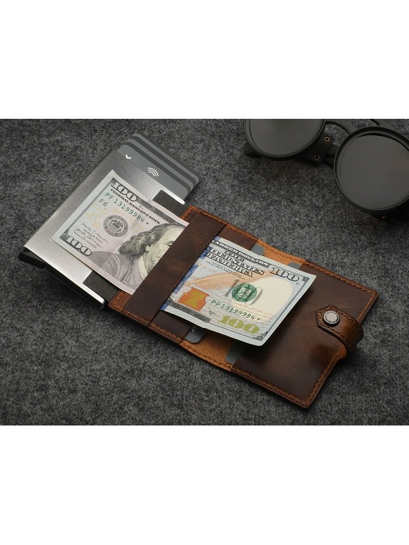 Pularys Pularys Herren-Lederbörse Easy braun 210331007