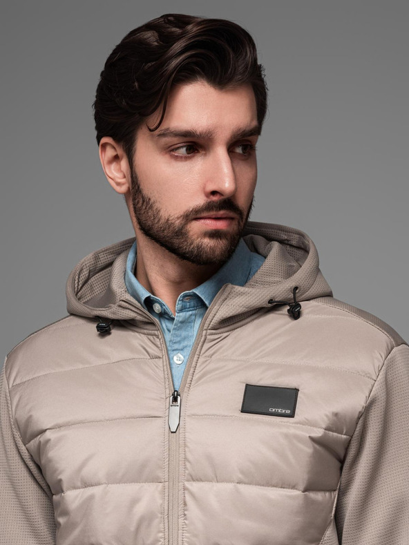 Ombre Clothing Herren leichte farbige Sportjacke mit Fleece von Ombre Clothing