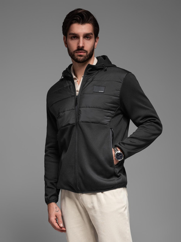 Ombre Clothing Herren leichte farbige Sportjacke mit Fleece von Ombre Clothing