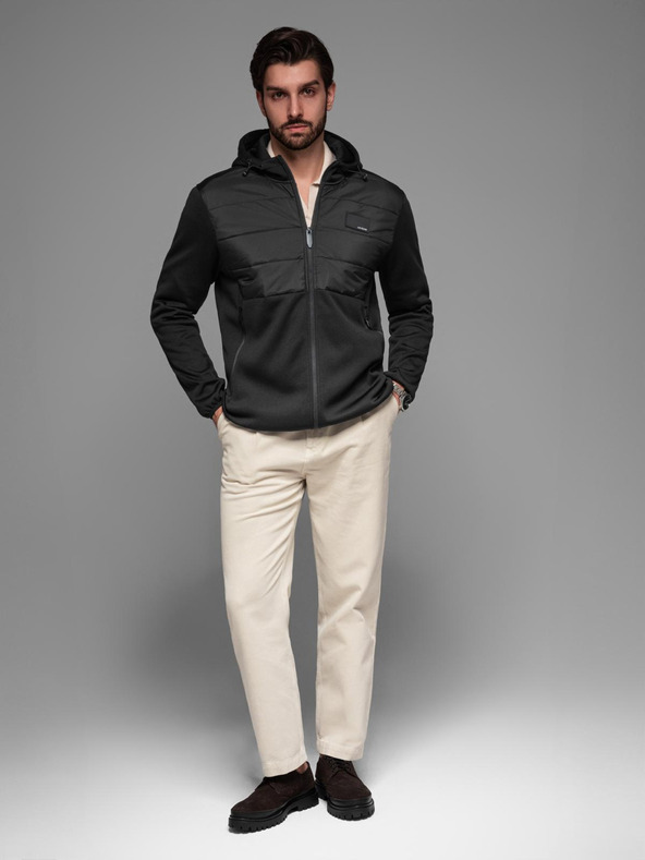 Ombre Clothing Herren leichte farbige Sportjacke mit Fleece von Ombre Clothing