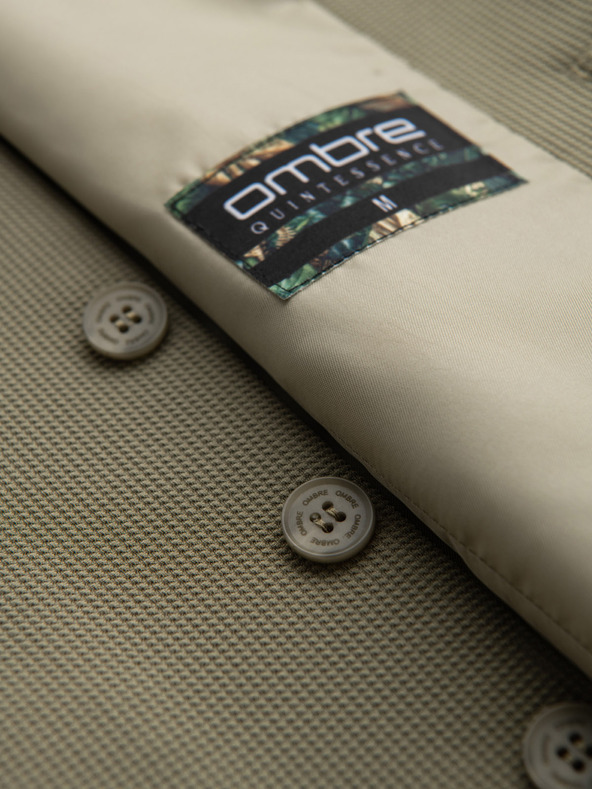 Ombre Clothing Herren strukturierte Strickweste maßgeschneidert mit Revers von Ombre Clothing