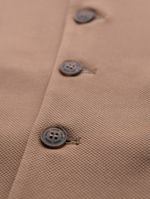 Ombre Clothing Taillierte elegante Herren Weste mit Elastan und Revers von Ombre Clothing