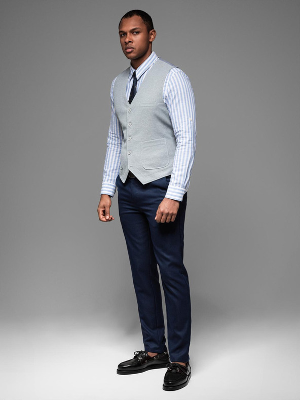 Ombre Clothing Herren strukturierte Weste mit Taschen von Ombre Clothing