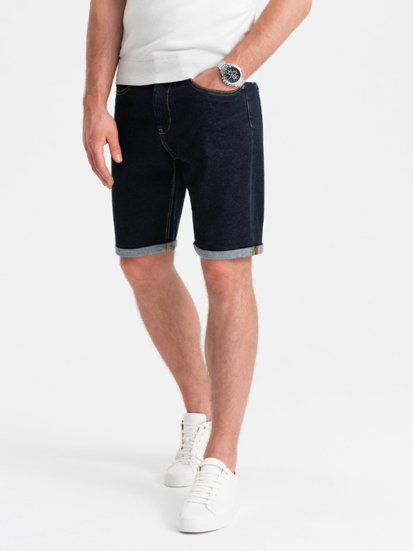 Ombre Clothing Herren Jeans-Shorts mit umgeschlagenen Beinen von Ombre Clothing