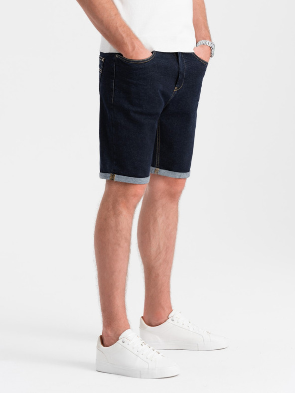 Ombre Clothing Herren Jeans-Shorts mit umgeschlagenen Beinen von Ombre Clothing