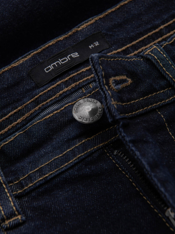 Ombre Clothing Herren Jeans-Shorts mit umgeschlagenen Beinen von Ombre Clothing