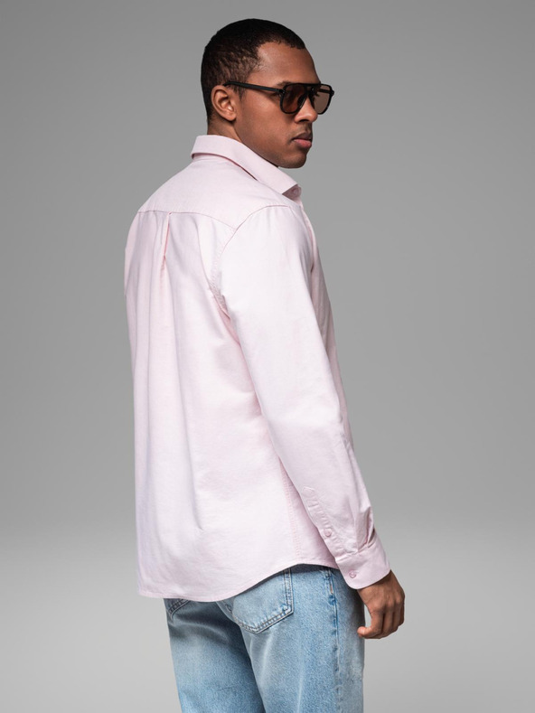 Ombre Clothing Herren Oxford-Hemd in Pastellfarben von Ombre Clothing