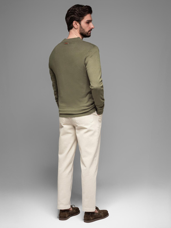 Ombre Clothing Herren-Strickpullover mit strukturierten Punkten Ombre Clothing