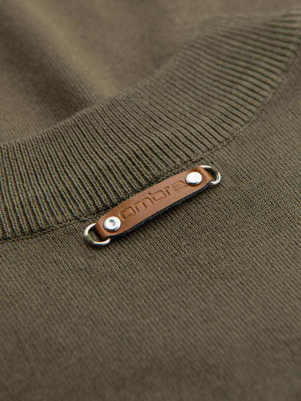 Ombre Clothing Herren-Strickpullover mit strukturierten Punkten Ombre Clothing