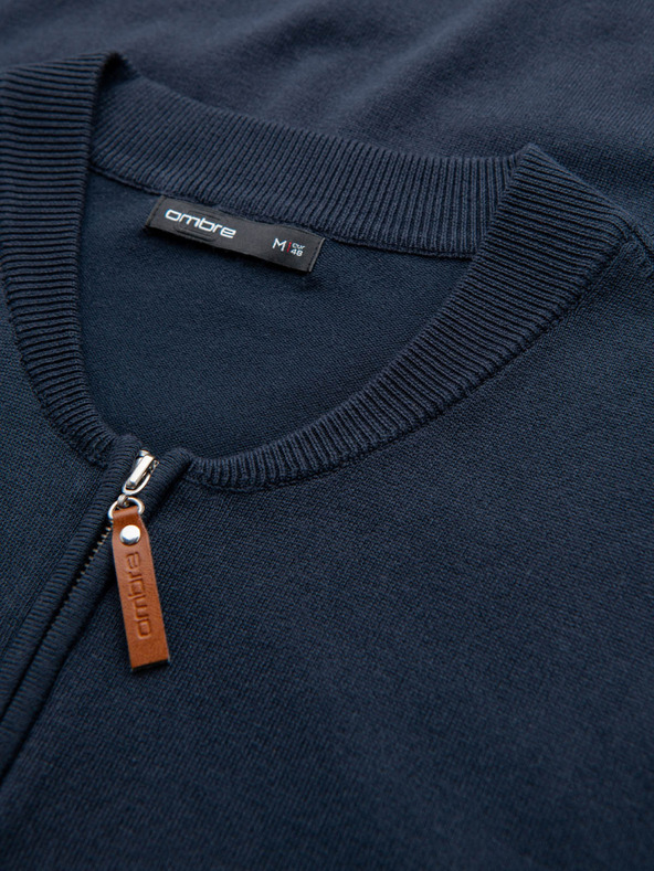 Ombre Clothing Herren-Strickpullover mit strukturierten Punkten Ombre Clothing