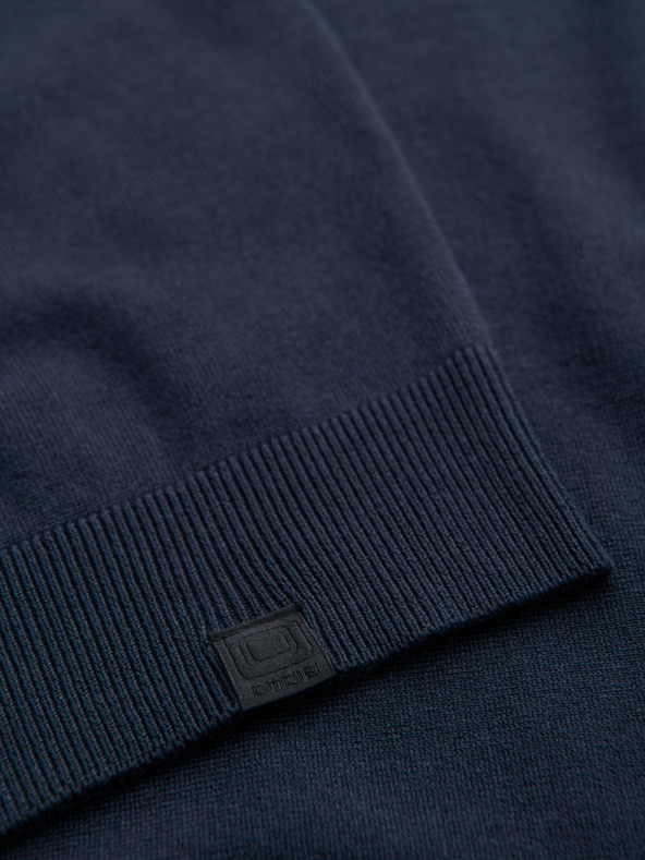 Ombre Clothing Herren-Strickpullover mit strukturierten Punkten Ombre Clothing