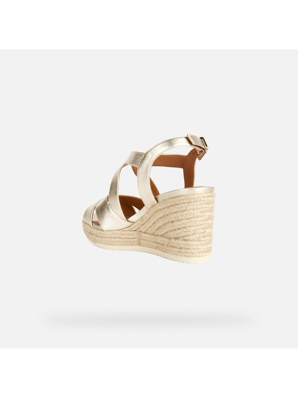 Geox Goldene Damen Sandalen Geox Ponza