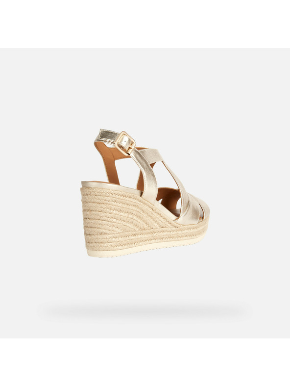 Geox Goldene Damen Sandalen Geox Ponza