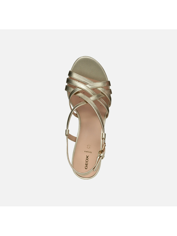 Geox Goldene Damen Sandalen Geox Virnilisa 65 S