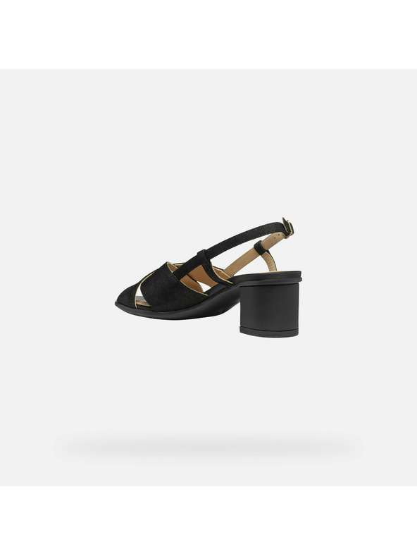 Geox Schwarze Damen Sandalen Geox Aurely 50