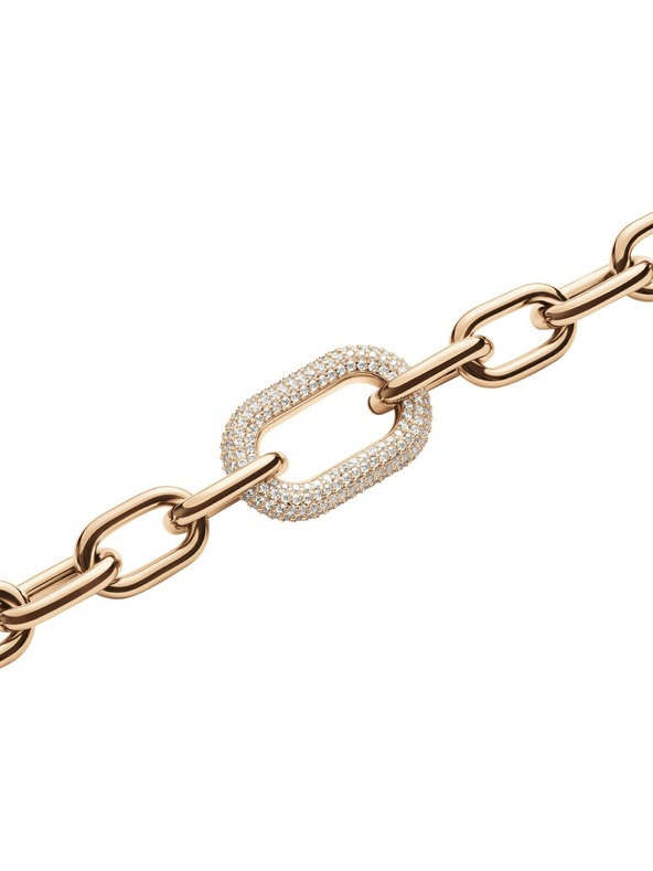 Daniel Wellington Daniel Wellington Damen-Halskette Edelstahl roségold