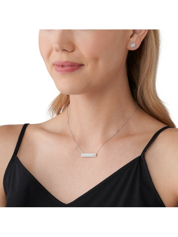 Michael Kors Michael Kors Damen-Halskette Silber MKC1688SET