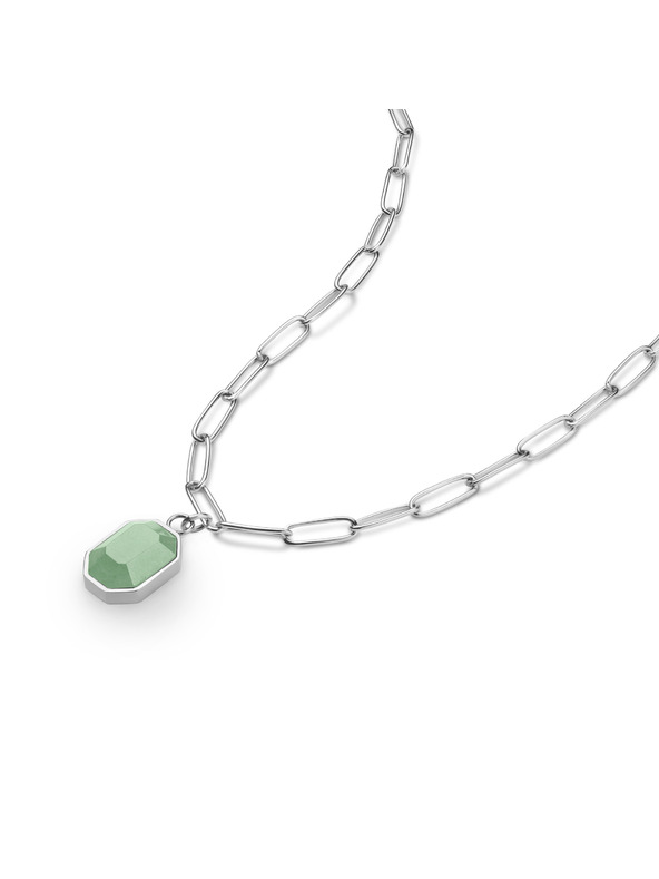 Rosefield Rosefield Halskette in Silberfarbe Geometric Gemstone JNGGS-J665