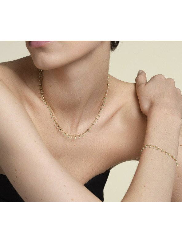 Rosefield Rosefield Halskette in Goldfarbe Drop Chain JNDCG-J680