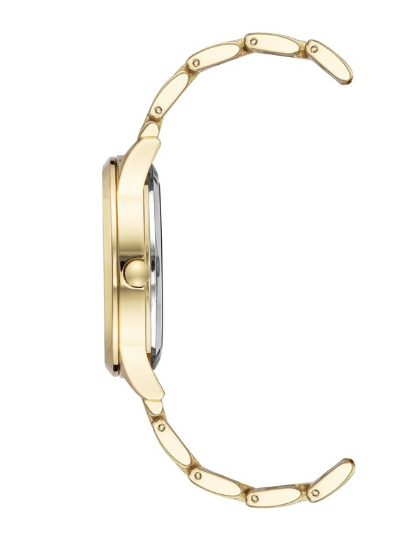 Nine West	 Damen runde Uhr Nine West NW/2588CHGB