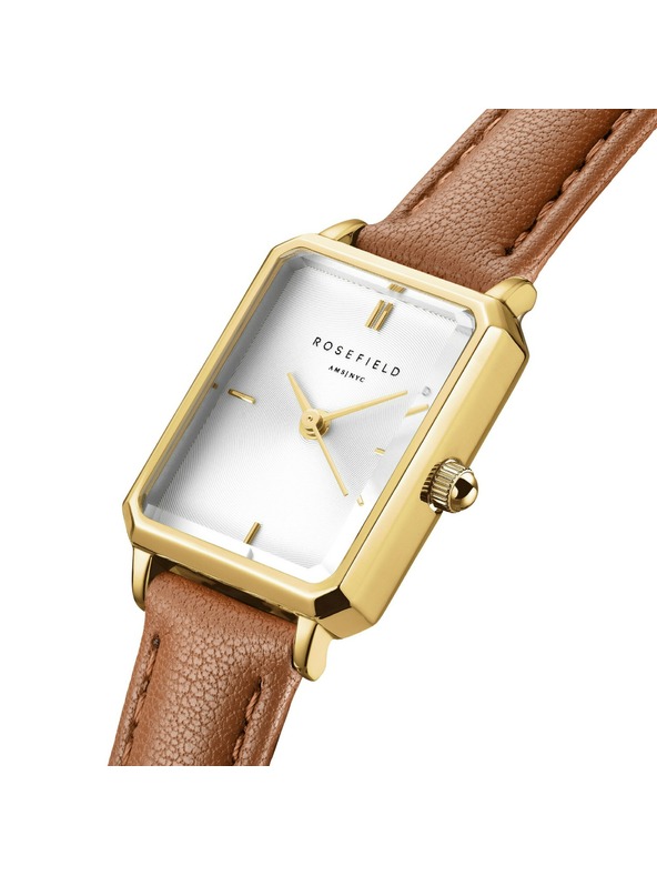 Rosefield Damen-Uhr Rosefield Octagon XS Camel Leder OWBLG-O85