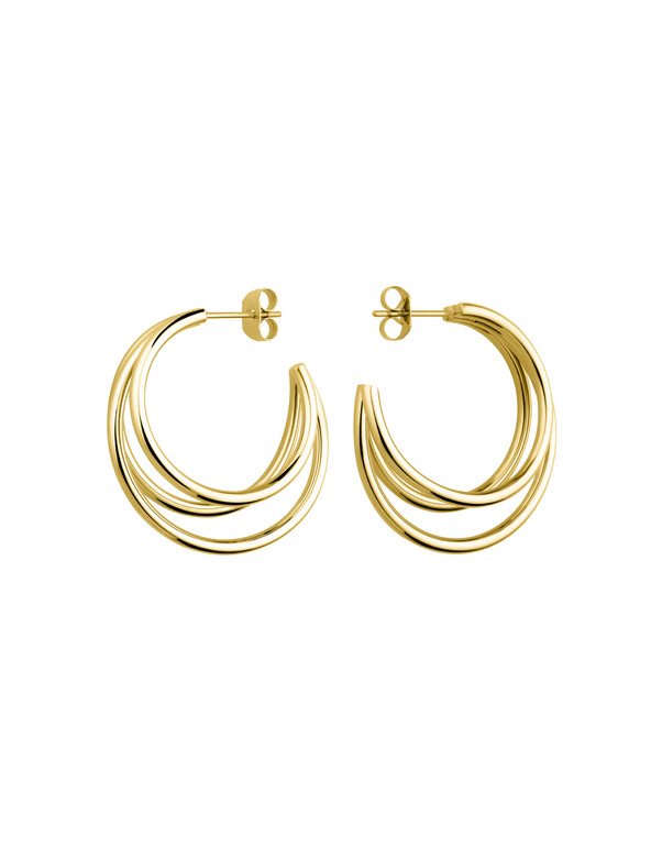 Rosefield Rosefield Ohrringe in Goldfarbe Triple Hoops JETHG-J573