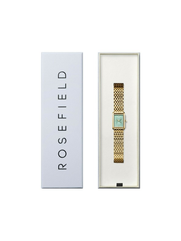 Rosefield Damen Eckige Uhren Rosefield Heirloom HMGSG-H04