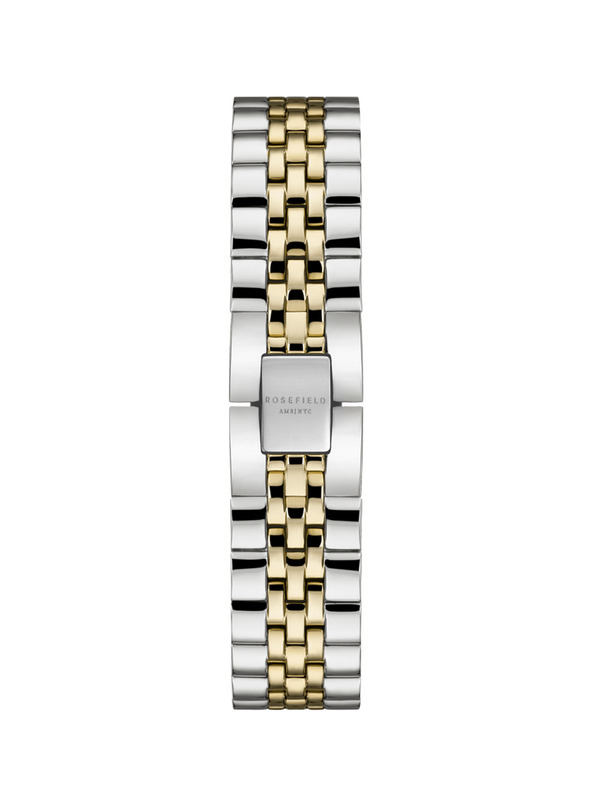 Rosefield Rosefield Armbanduhr 26SGD-269 The Small Edit White Steel Silver Gold Duo