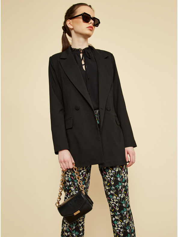 ZOOT.lab Schwarze geblümte Damenhose ZOOT.lab Rosalyn