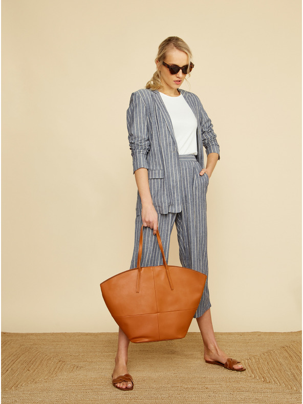 ZOOT.lab ZOOT.lab Ursala grau und blau gestreifte Damenjacke