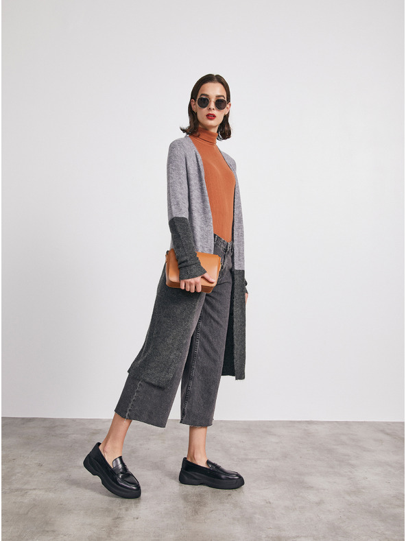 ZOOT.lab Graue lange Strickjacke METROOPOLIS von ZOOT.lab Floella