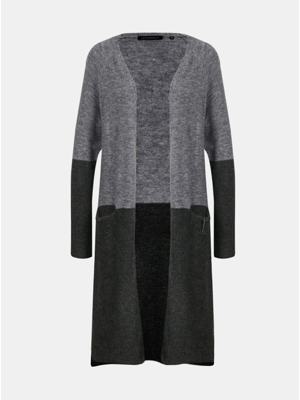 ZOOT.lab Graue lange Strickjacke METROOPOLIS von ZOOT.lab Floella