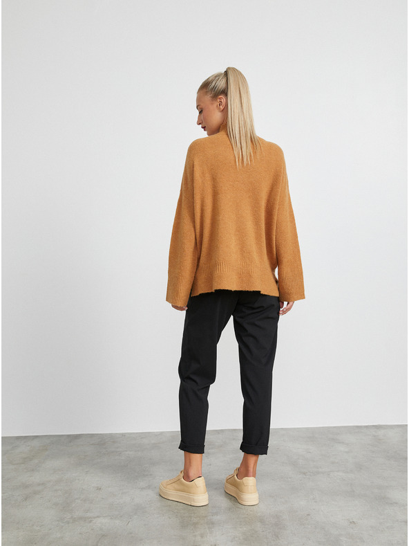 ZOOT.lab Braune lockere Strickjacke aus Wollgemisch METROOPOLIS by ZOOT.lab Belen