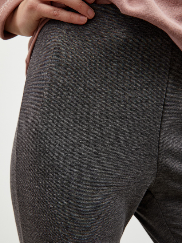 ZOOT.lab ZOOT.lab Calista dunkelgraue Slim Fit Leggings mit Reißverschluss für Damen