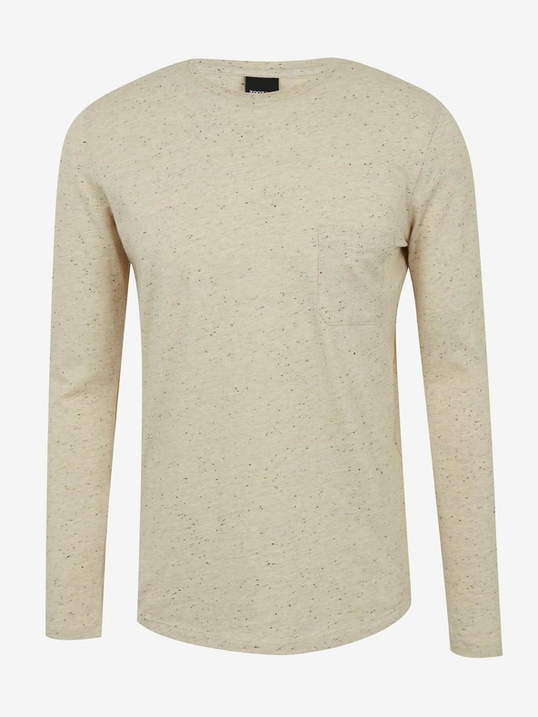 ZOOT.lab Beigefarbenes Langarm-T-Shirt ZOOT.lab