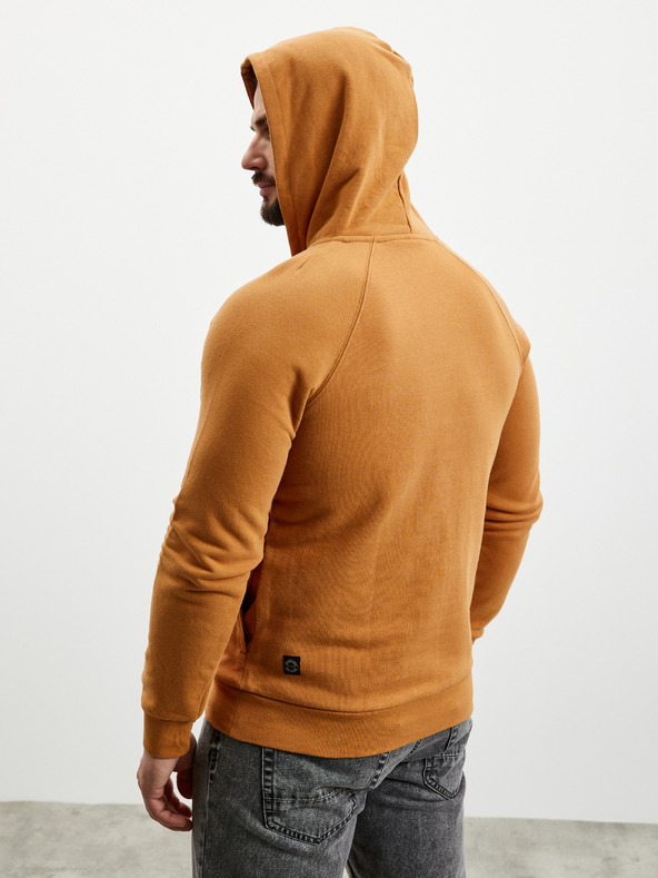ZOOT.lab Brauner Herren-Kapuzenpullover ZOOT.lab Leoš