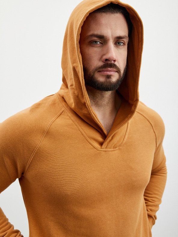ZOOT.lab Brauner Herren-Kapuzenpullover ZOOT.lab Leoš