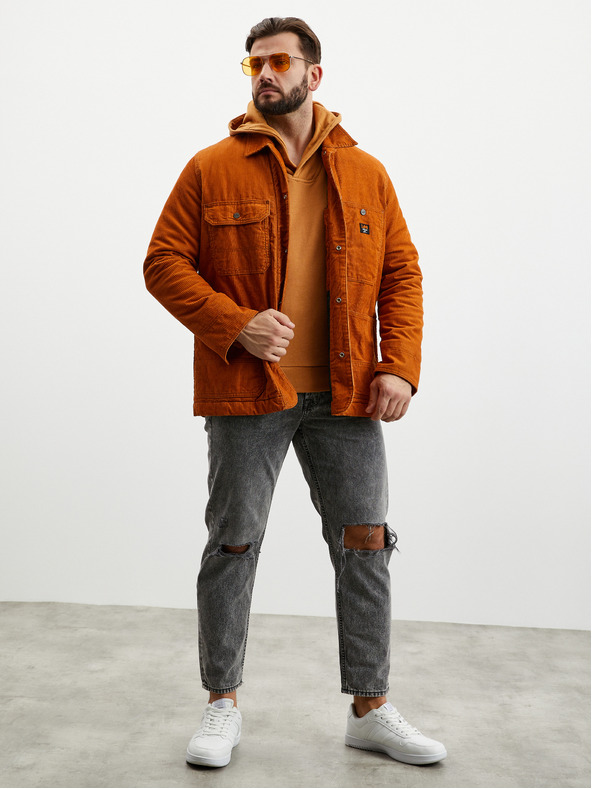 ZOOT.lab Brauner Herren-Kapuzenpullover ZOOT.lab Leoš