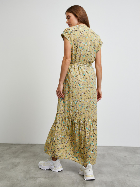 ZOOT.lab Gelbes Hemdblusenkleid mit Blumenmuster von ZOOT.lab Lake