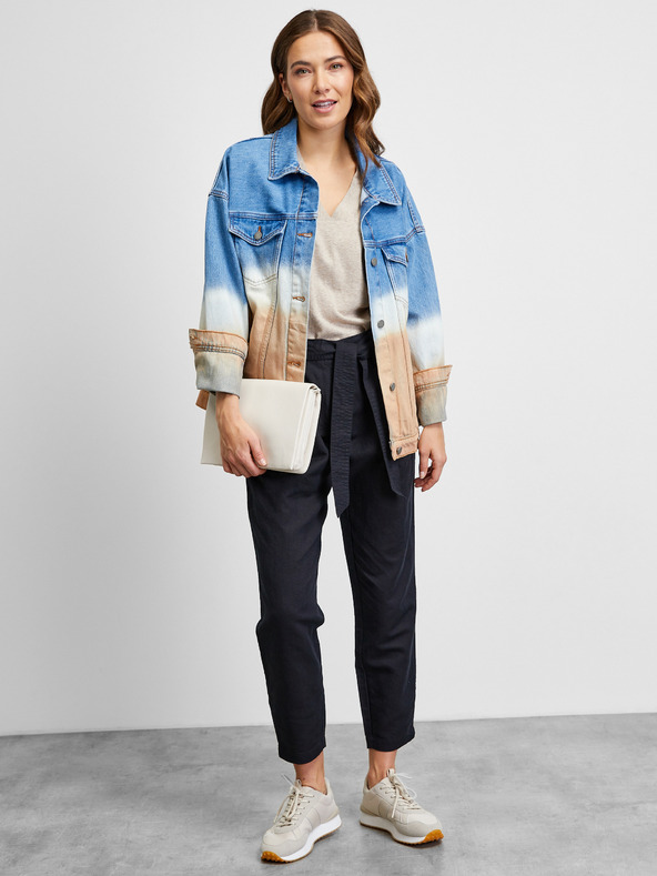 ZOOT.lab Beigefarbenes Leinen-T-Shirt METROOPOLIS von ZOOT.lab Oprah