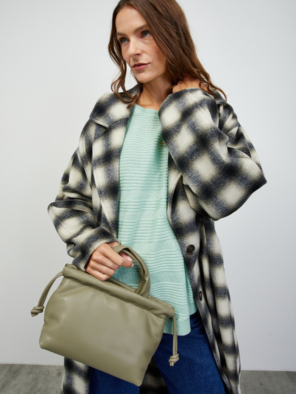 ZOOT.lab Mintfarbene Damen-Rippenstrickjacke ZOOT.lab Heddie