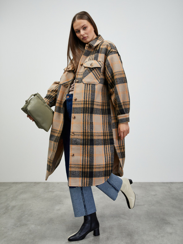 ZOOT.lab Beigefarbenes Basic-Langarmshirt für Damen ZOOT.lab Luna