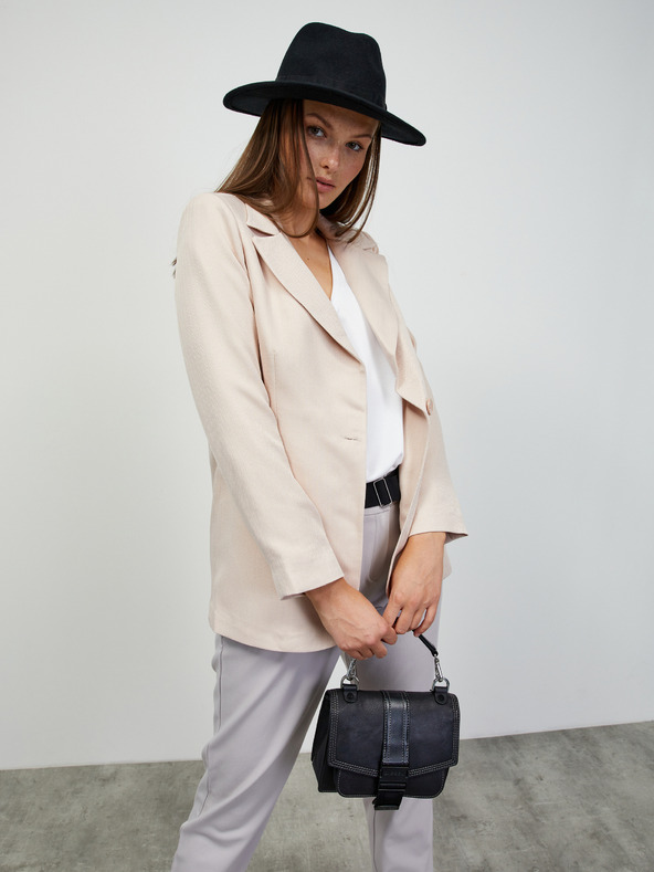 ZOOT.lab Hellgraue Damenhose mit Gürtel ZOOT.lab Matylda