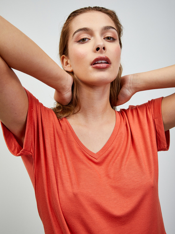 ZOOT.lab Koralle Damen gestreiftes Basic T-Shirt ZOOT.lab Adriana 2