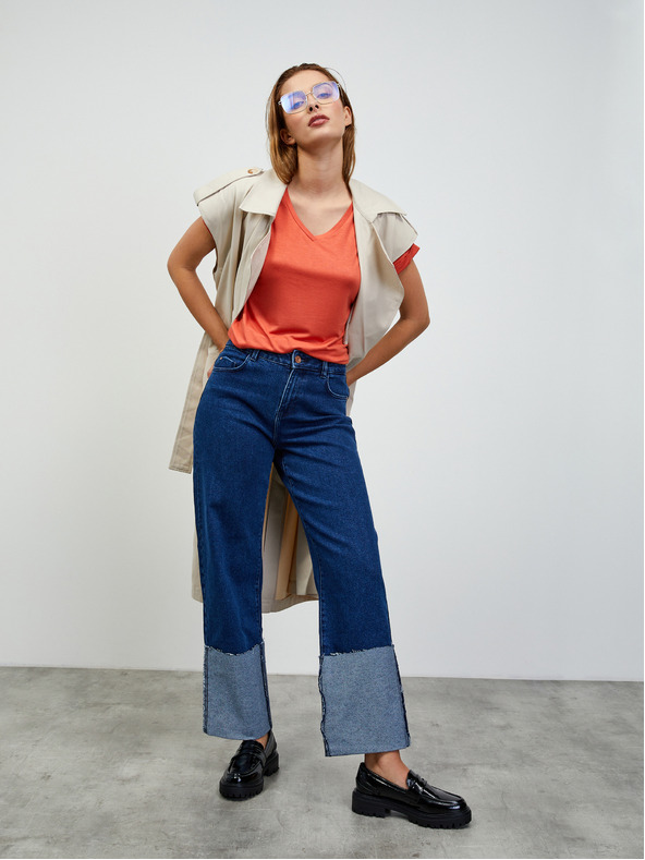 ZOOT.lab Koralle Damen gestreiftes Basic T-Shirt ZOOT.lab Adriana 2