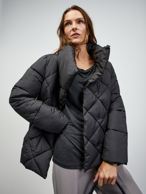 ZOOT.lab Dunkelgraues Damen Langarm Basic Shirt ZOOT.lab Leticia