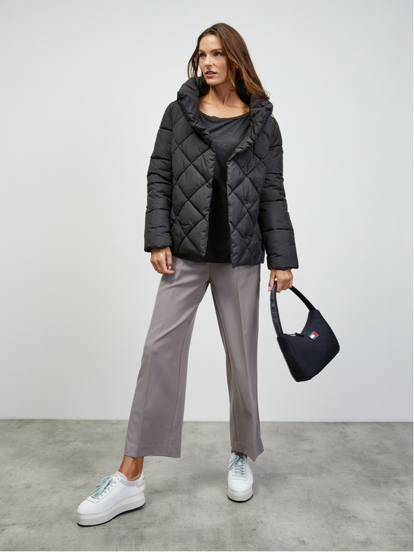 ZOOT.lab Dunkelgraues Damen Langarm Basic Shirt ZOOT.lab Leticia