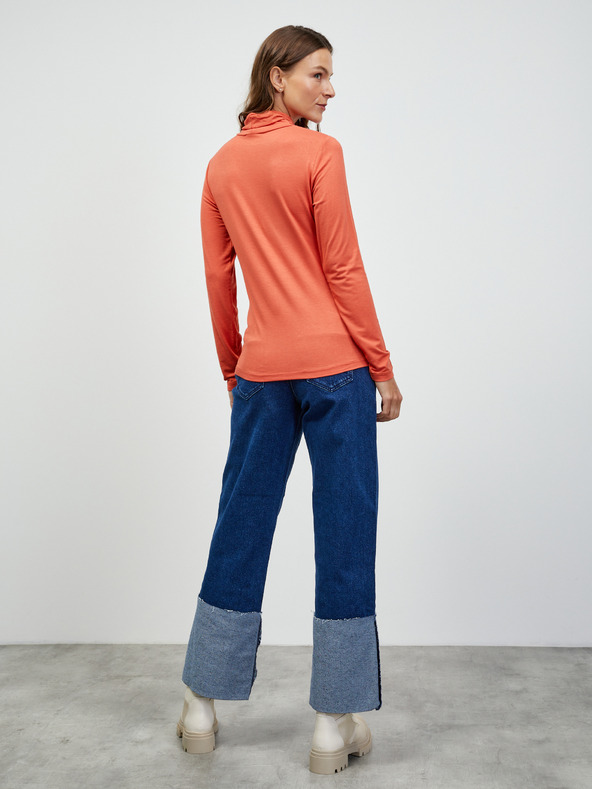 ZOOT.lab Korallfarbener Damen-Rollkragenpullover ZOOT.lab Alto