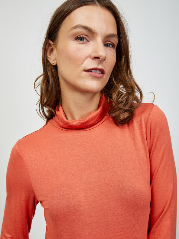 ZOOT.lab Korallfarbener Damen-Rollkragenpullover ZOOT.lab Alto